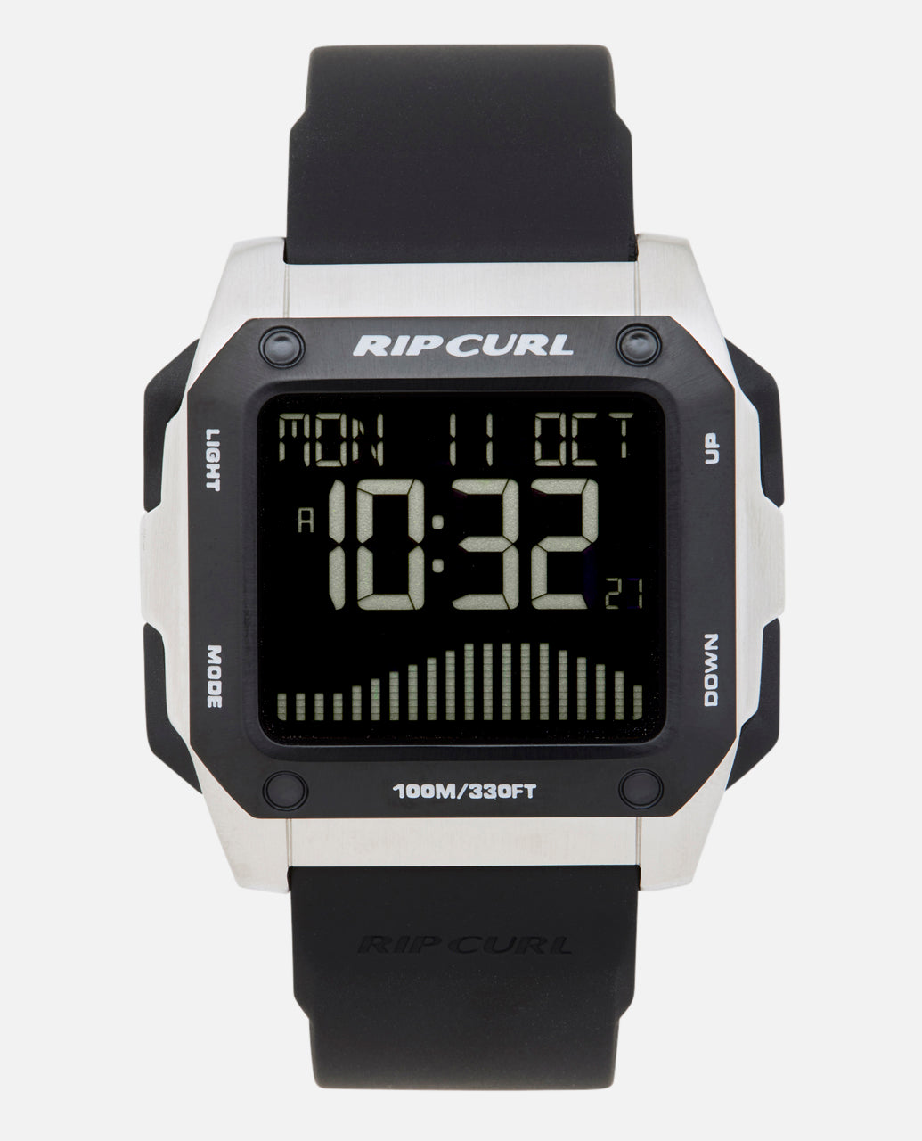 Odyssey Stainless Steel Tide Watch Black