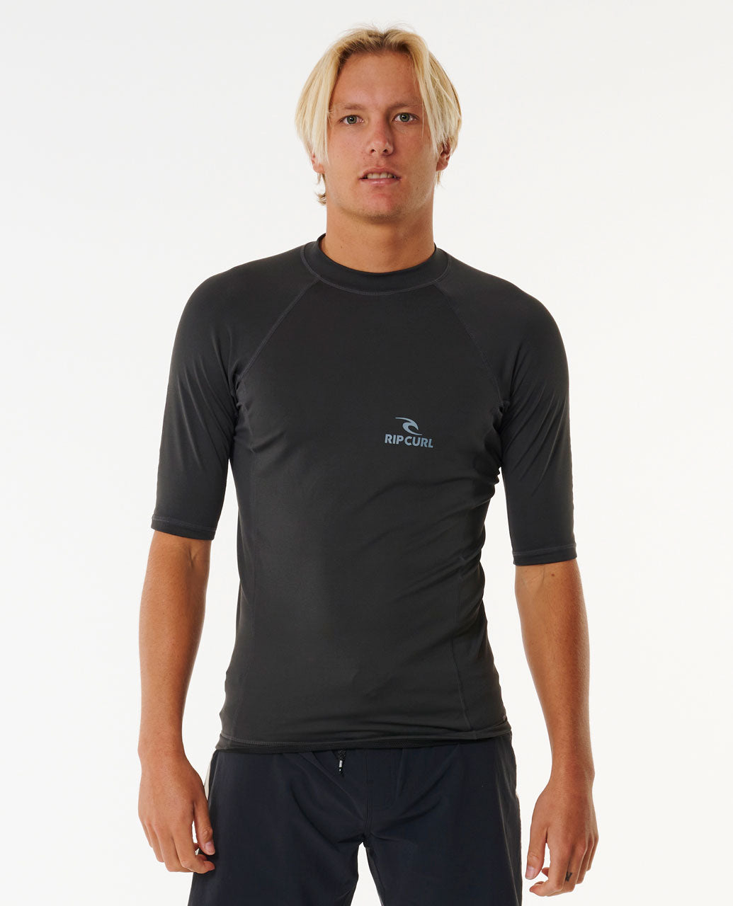 Stack UV Short Sleeve Rash Vest Surf Wetsuits for mens Rip Curl