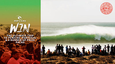 Win A Trip To Portugal or One Of 5 Epic “Money Can’t Buy” Prizes to celebrate the 10th Rip Curl Pro Portugal.
