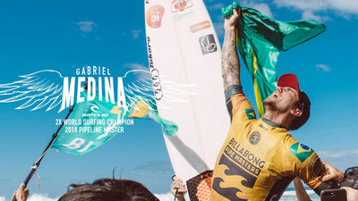 Join Gabriel Medina Behind the Scenes on the Day of his Second World Title