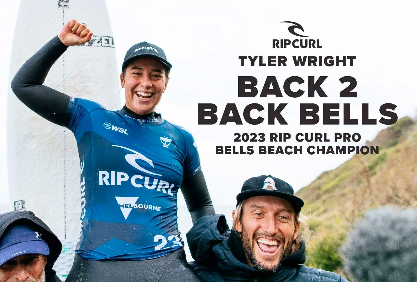 Tyler Wright And Ethan Ewing Win 2023 Rip Curl Pro Bells Beach