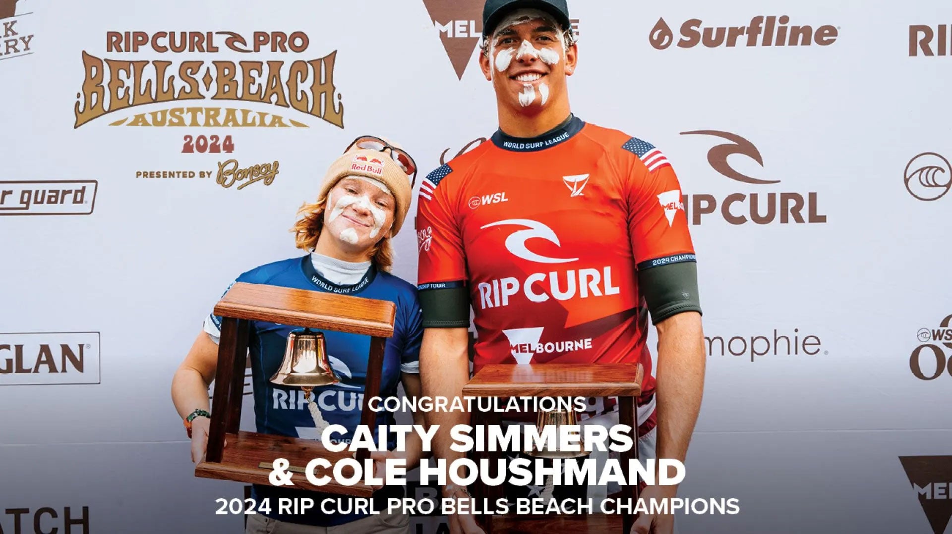Caitlin Simmers And Cole Houshmand Win The 2024 Rip Curl Pro Bells Bea ...