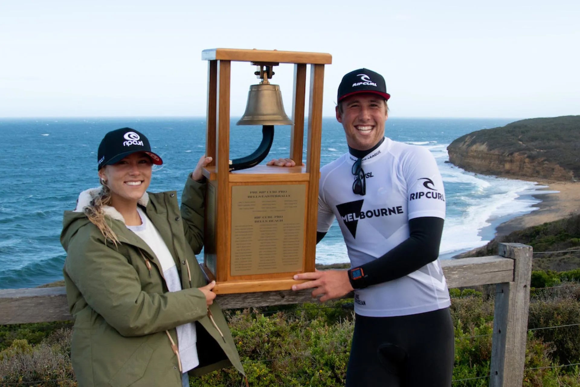 Rip Curl Team Riders Tully Wylie & Alyssa Spencer Claim Final Wildcards Into The 2022 Rip Curl Pro Bells Beach.