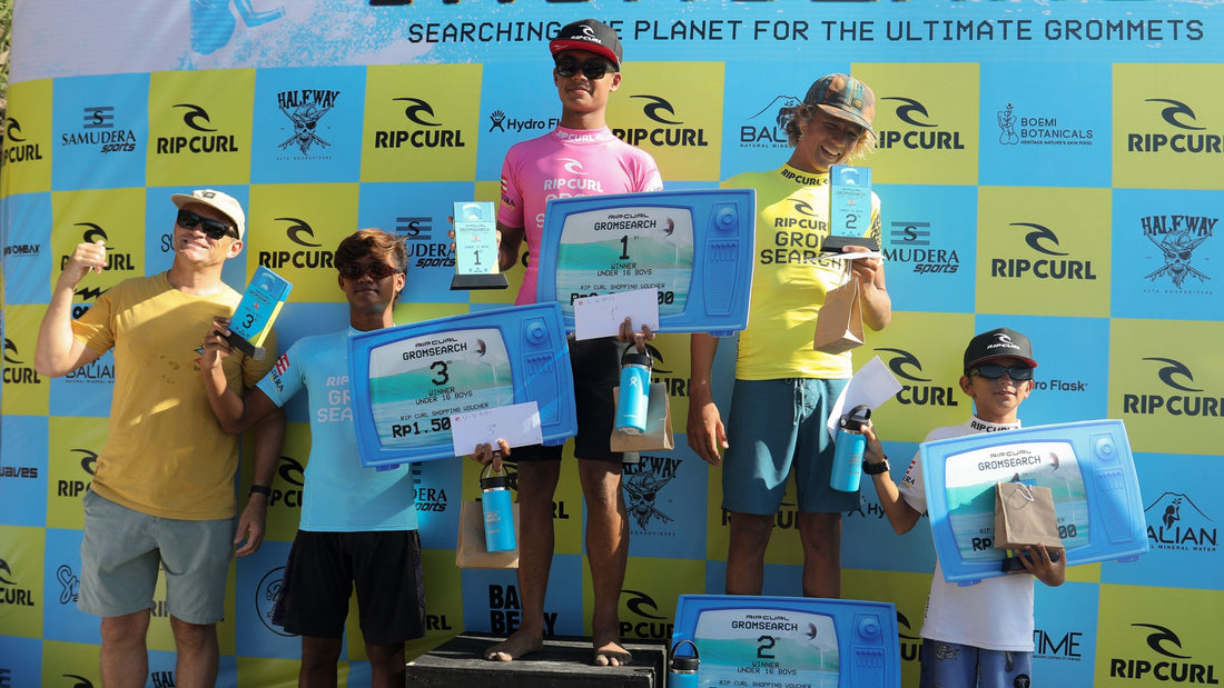 Ajang Pencarian Bibit Peselancar Indonesia Rip Curl GromSearch Kembali Hadir Dengan Hadiah Utama Coaching Camp Di Australia! Dipersembahkan Oleh Samudera Indonesia