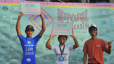 Bronson Meidi And Ketut Tia Win 2019 Rip Curl GromSearch