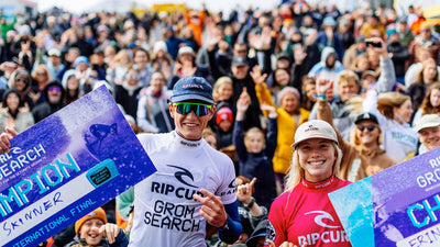 Erin Brooks and Lukas Skinner crowned 2023 Rip Curl GromSearch International Champions.