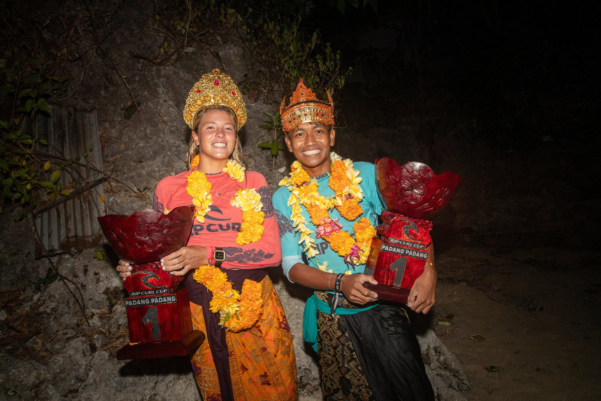 Lucy Darragh And Rajo Saputra Win 2026 Rip Curl Cup Padang Padang