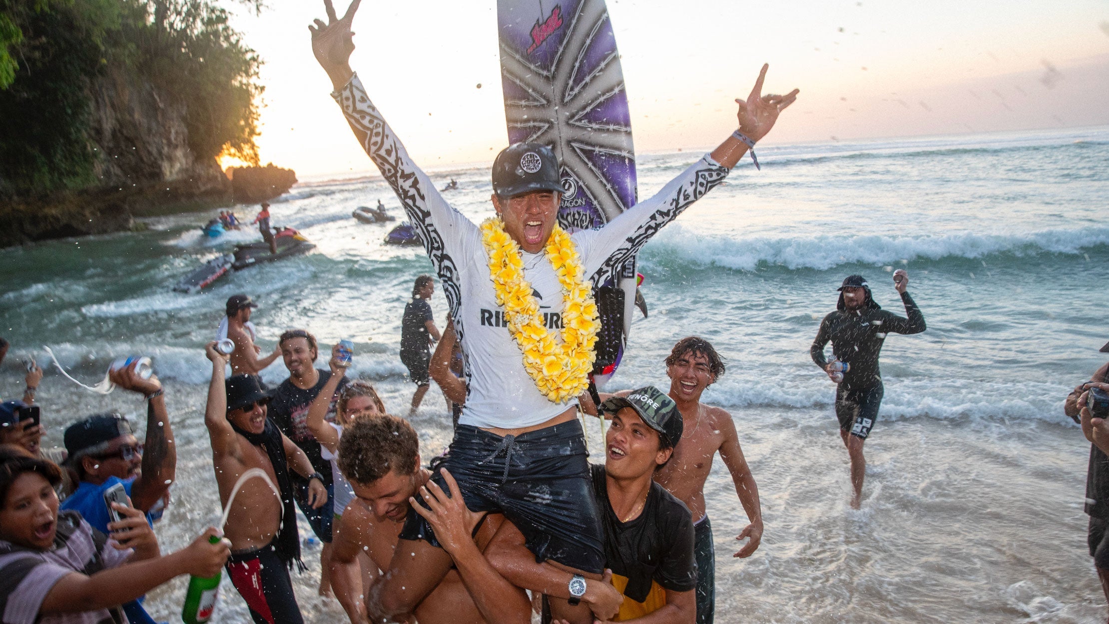 Westen Hirst And Jasmine Studer Win Rip Curl Cup Padang Padang