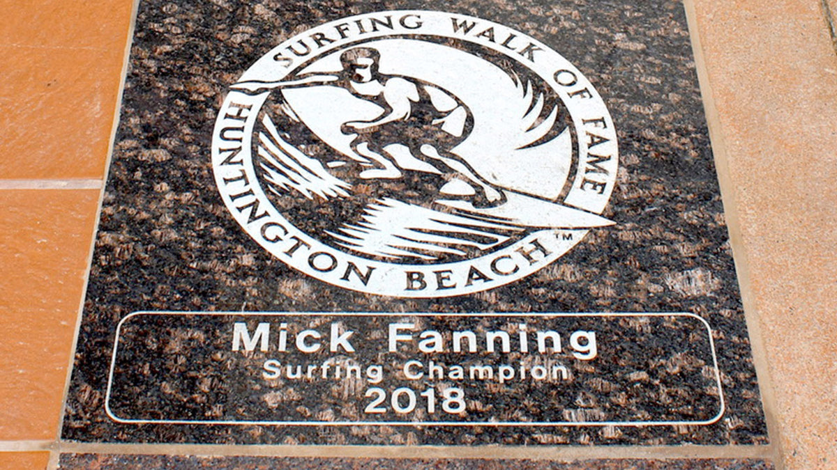 3x World Champion Mick Fanning Inducted Into the Surfing Walk of Fame