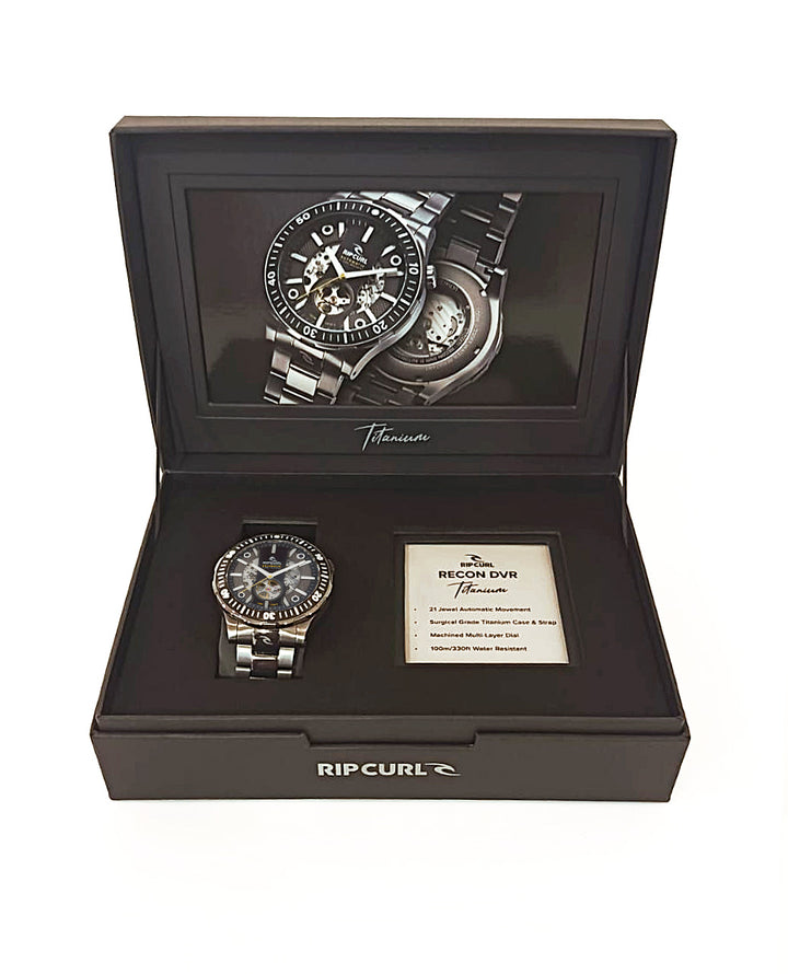 Recon DVR Titanium Automatic Watch Titanium Surf Watches for