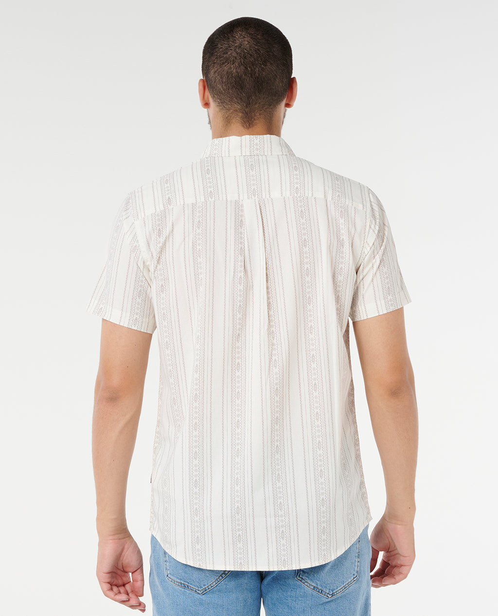 Fun Times Aerotech Short Sleeve Shirt - Off White