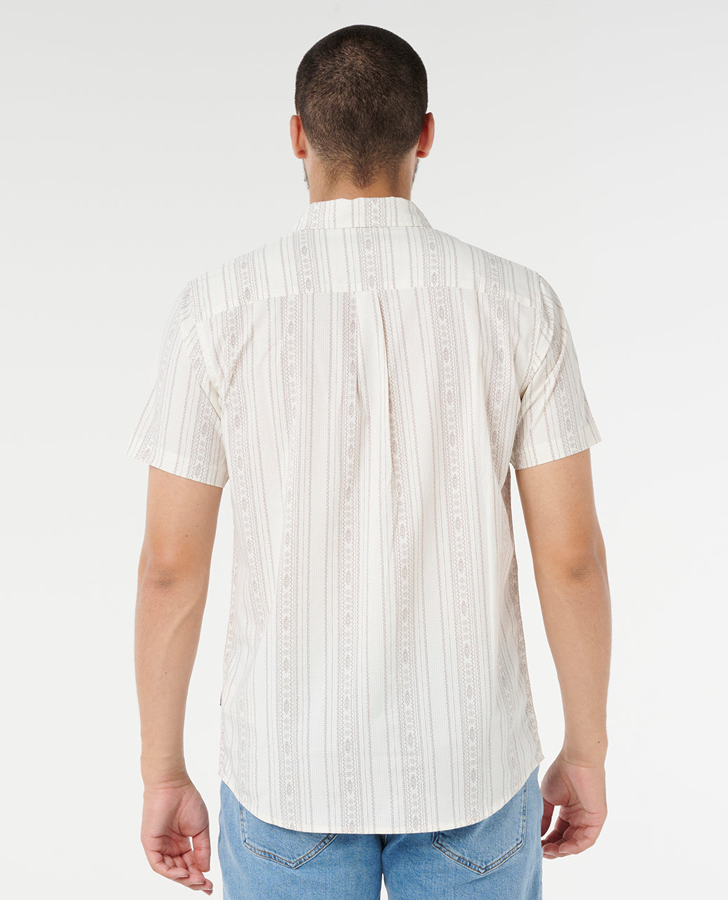 Fun Times Aerotech Short Sleeve Shirt - Off White