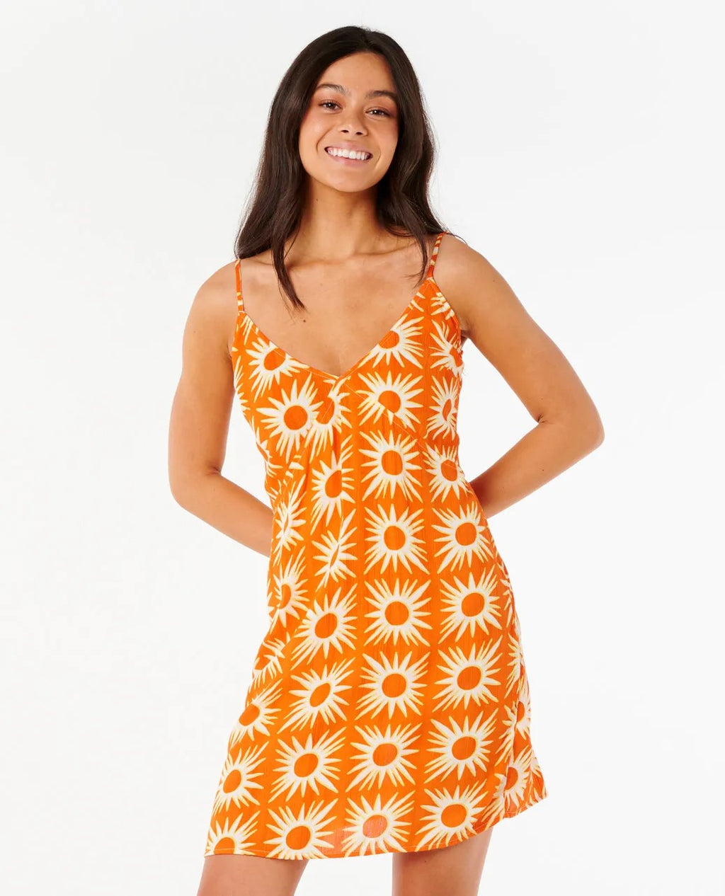 Sun Drenched Mini Dress - Orange