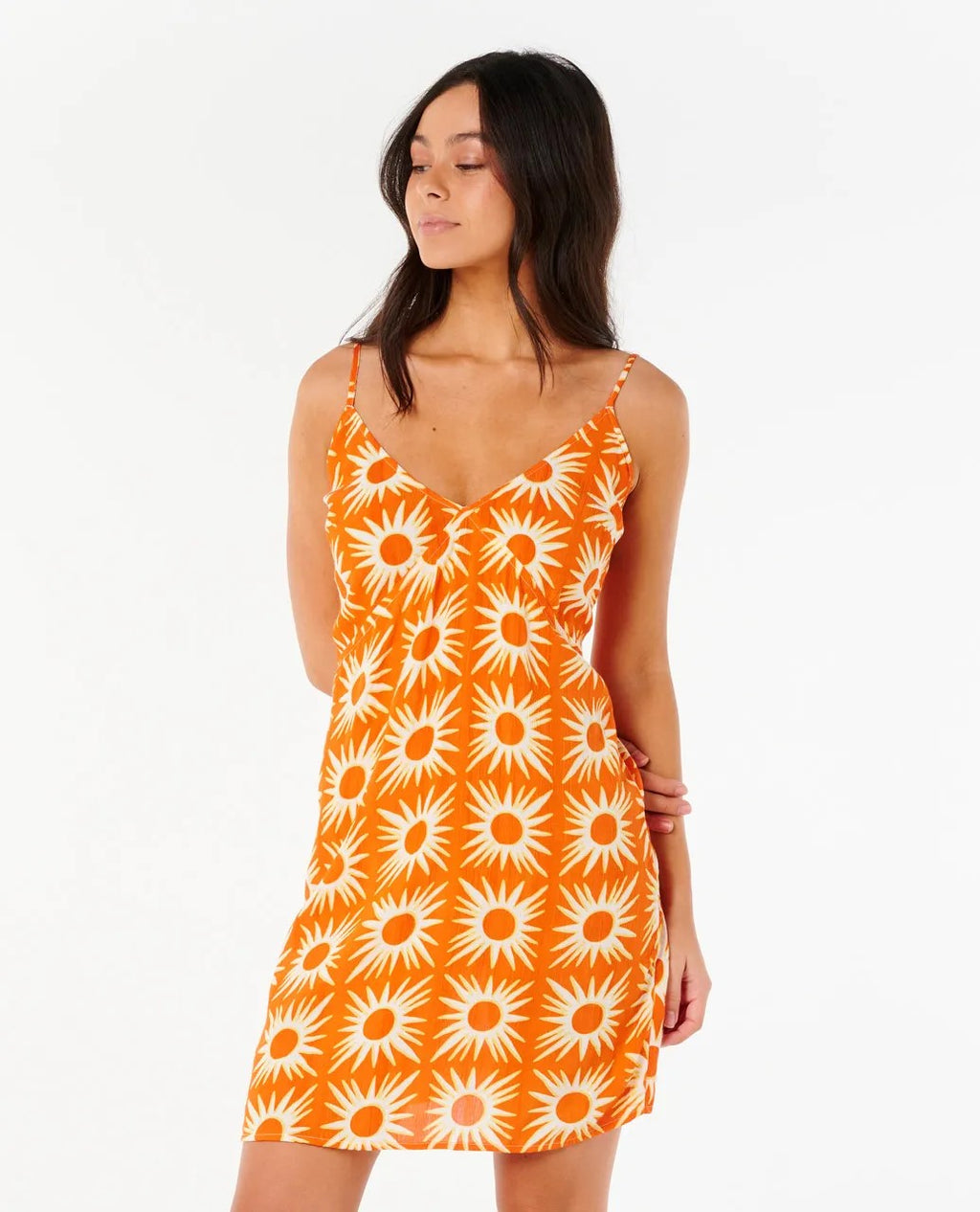 Sun Drenched Mini Dress - Orange