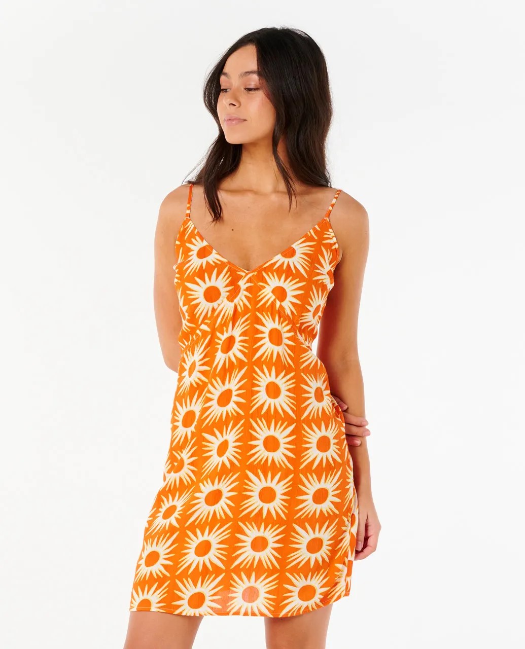 Sun Drenched Mini Dress - Orange