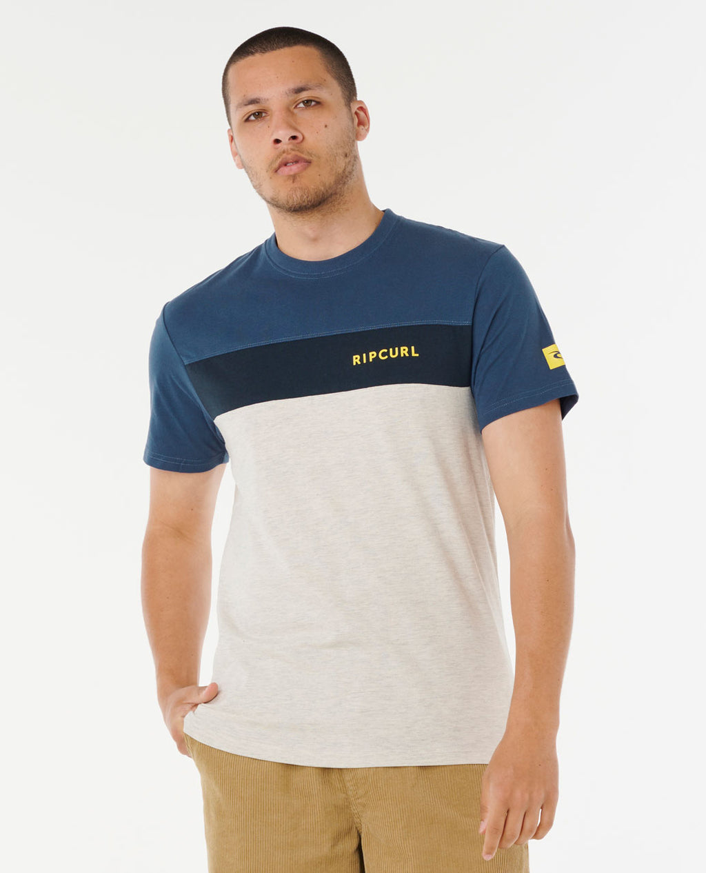 Grey Marle/Navy-1
