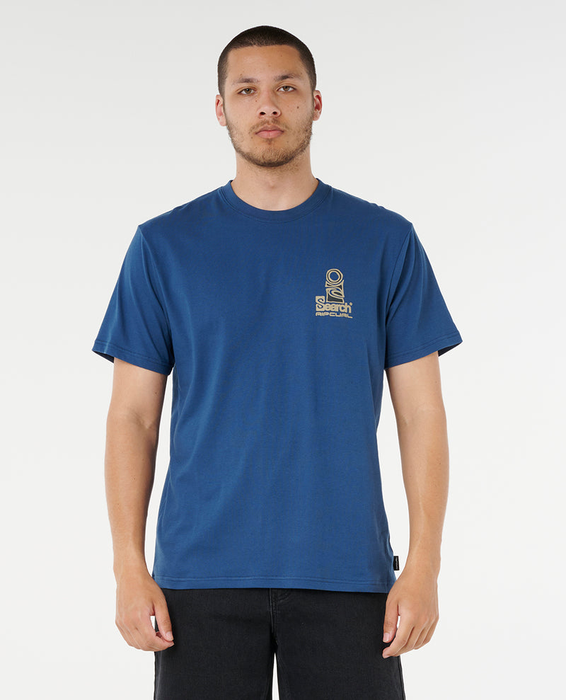 VaporCool Search Stack Tee - Light Navy