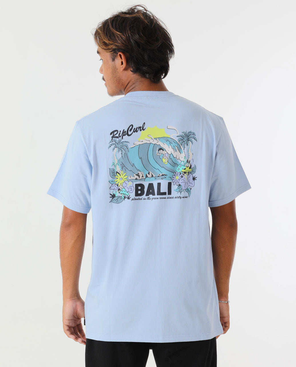 Bali Stoked Desto Tee - Blue