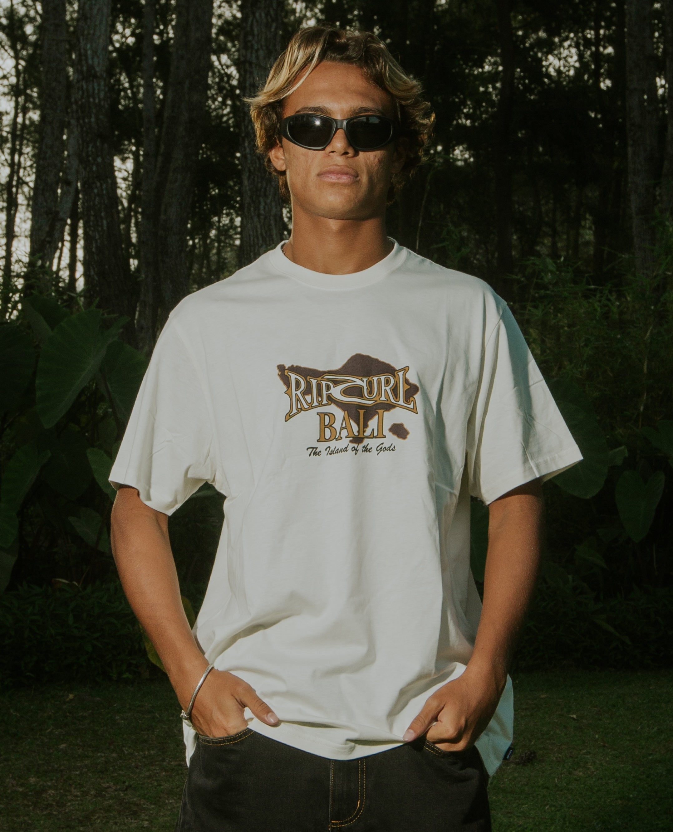 Bali Heritage Desto Tee - Bone