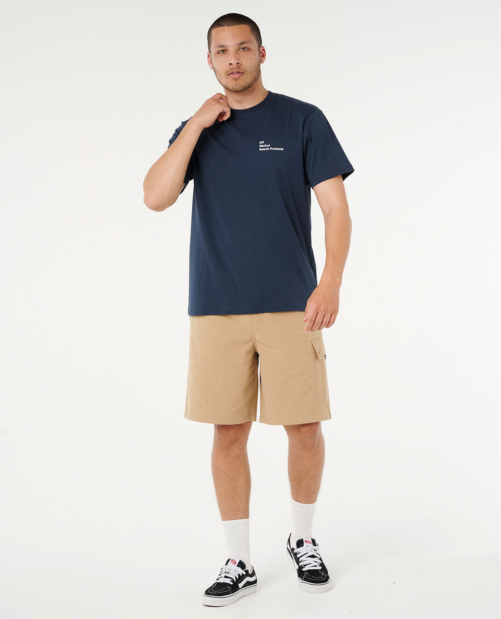 VaporCool MF Bolt Tee - Dark Navy