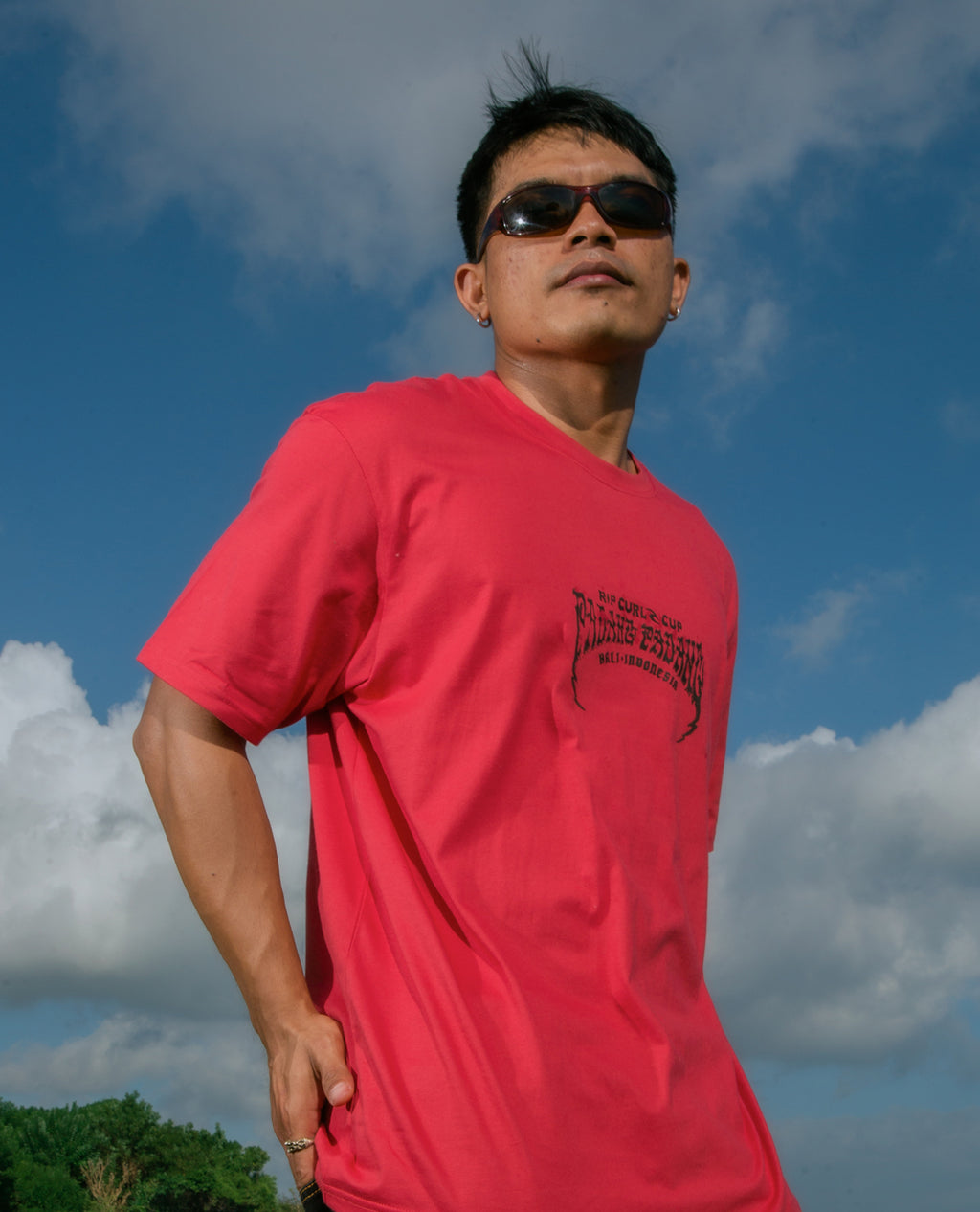 Padang Cup 26 Logo Tee - Washed Red
