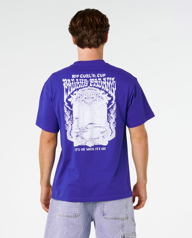 Padang Cup 26 Poster Tee - Electric Cobalt