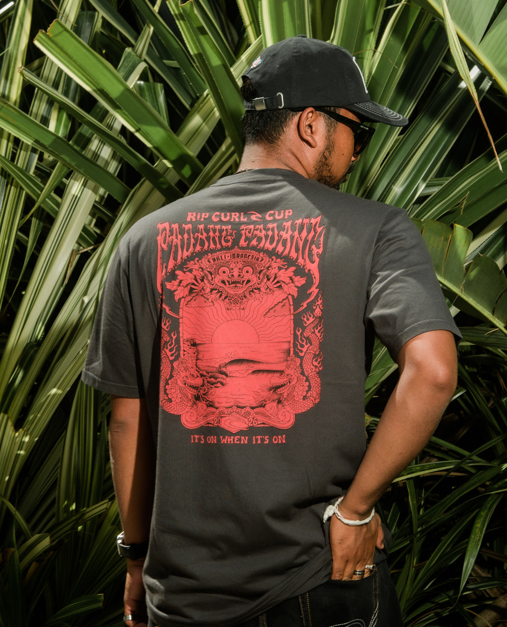 Padang Cup 26 Poster Tee - Washed Black