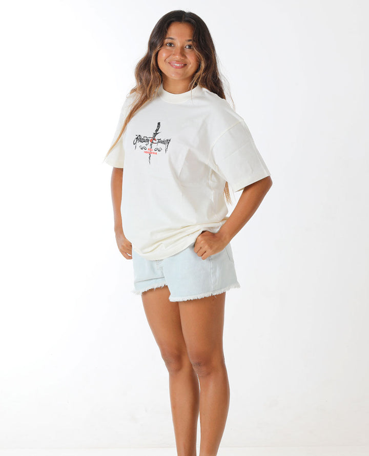 RIP CURL☆Padang Padang 25 Barong Tee コットン 半袖 Tシャツ Padang Cup 2025 Poster Tee - Rip Curl Australia
