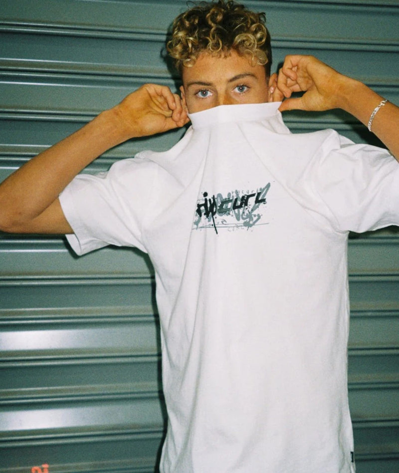 Archive Mashup Loose Tee - White