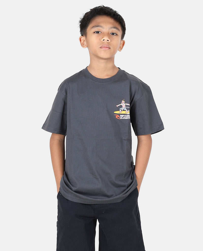 Bali Ode Hanoman Ulu Tee - Boys - Washed Black