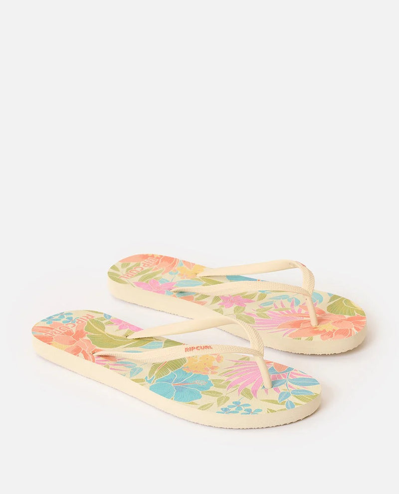 Mixed Bloom Open Toe - Citrus