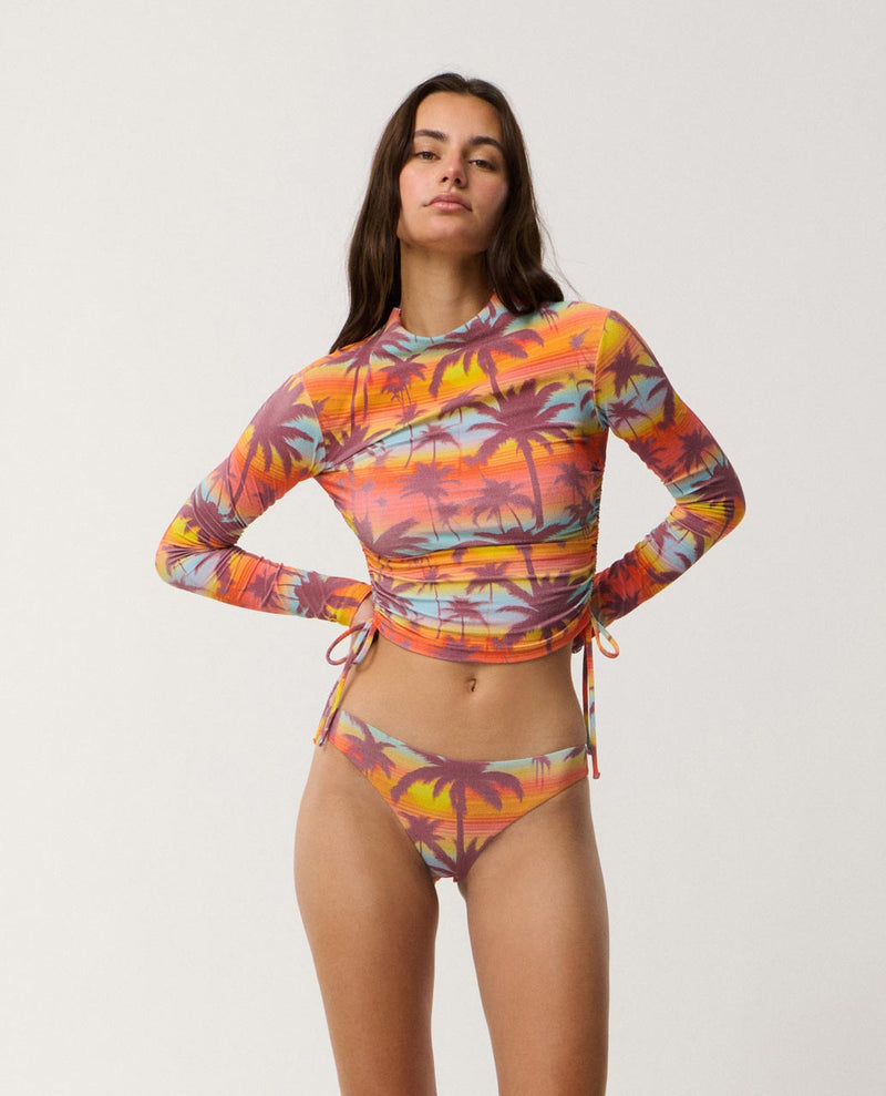 Retro Revival UPF Long Sleeve Rash Vest - Multi
