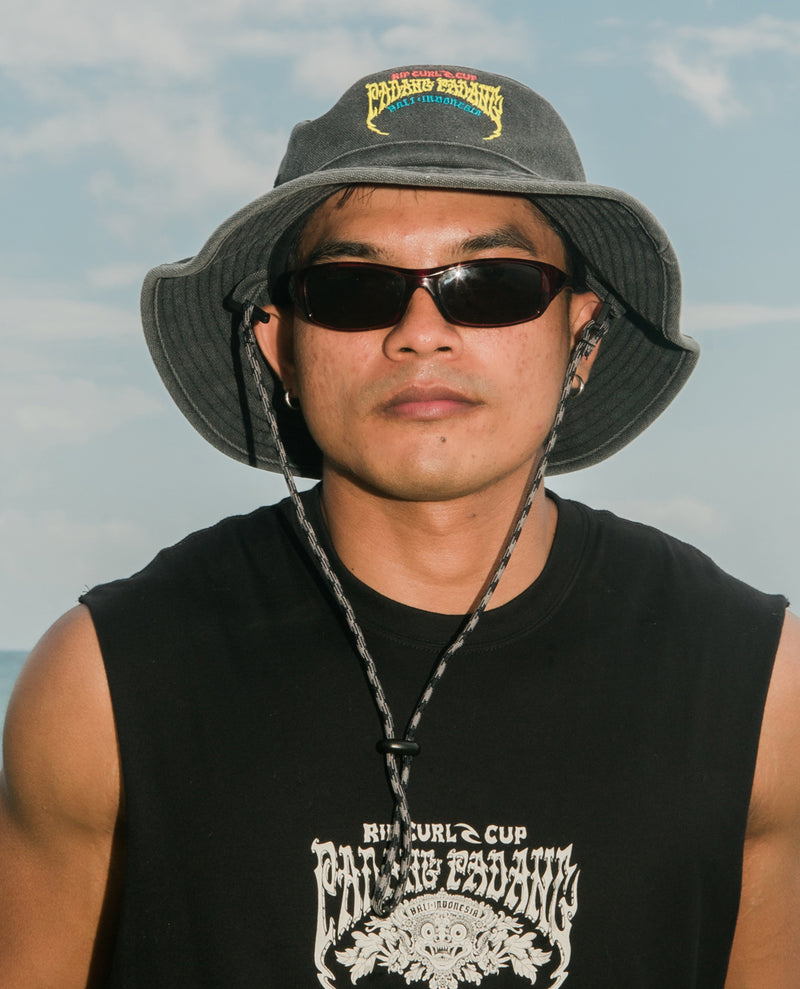 Padang Cup 26 Mid Brim Hat - Black
