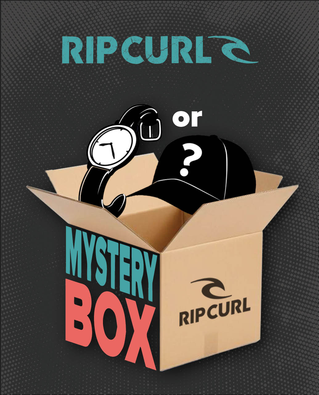 Mystery Box 2 - Black - Surf Equipment for mens and womens – Rip Curl ...
