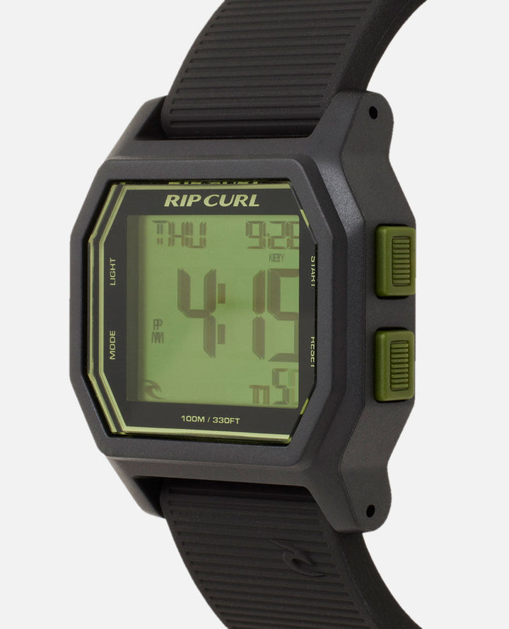 Atom Digital Watch Black Olive Surf Watches for mens Rip Curl Indonesia