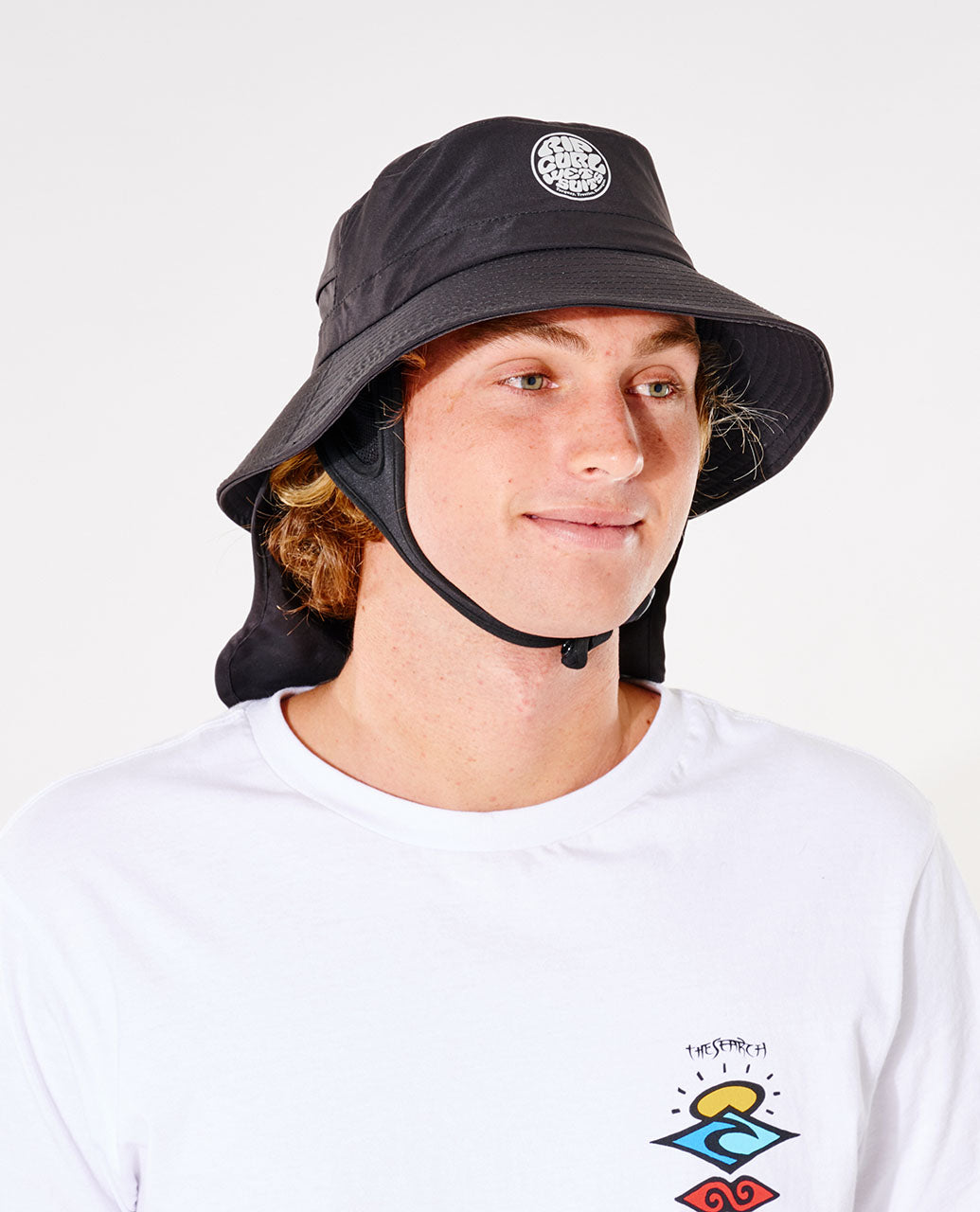 Surf Series Bucket Hat Black Surf Accessories for mens Rip Curl Indonesia