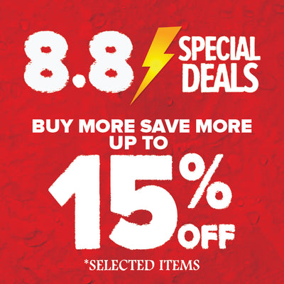 8.8 Special Deals Buy More save More up to 15%