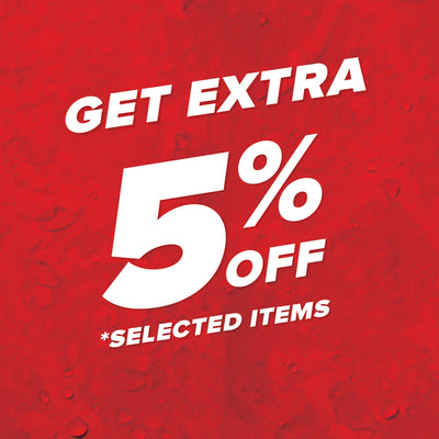 Extra 5% OFF on Normal Priced items