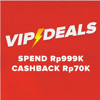 VIP - Cashback Rp70K