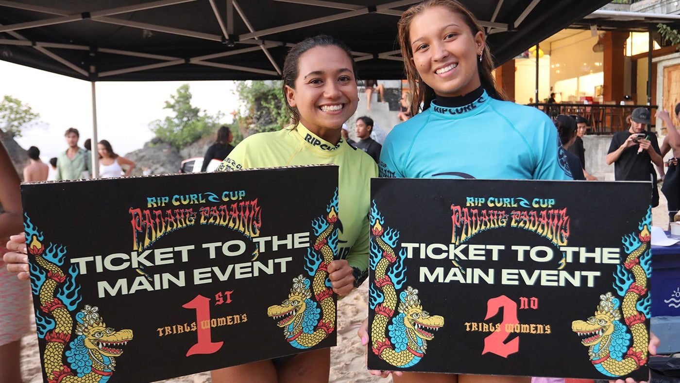Taina Izquierdo And Paris Nalendra Secure Their Spots in The Rip Curl Cup Padang Padang 2026 Main Event