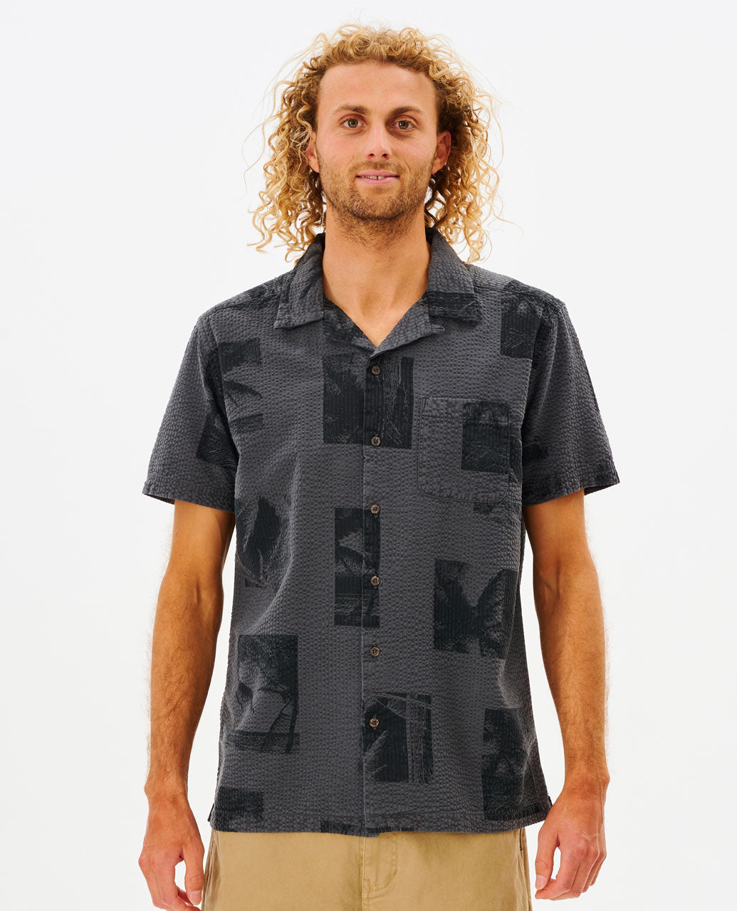 Quality Surf Products Short Sleeve Shirt Surf Clothing for mens Rip