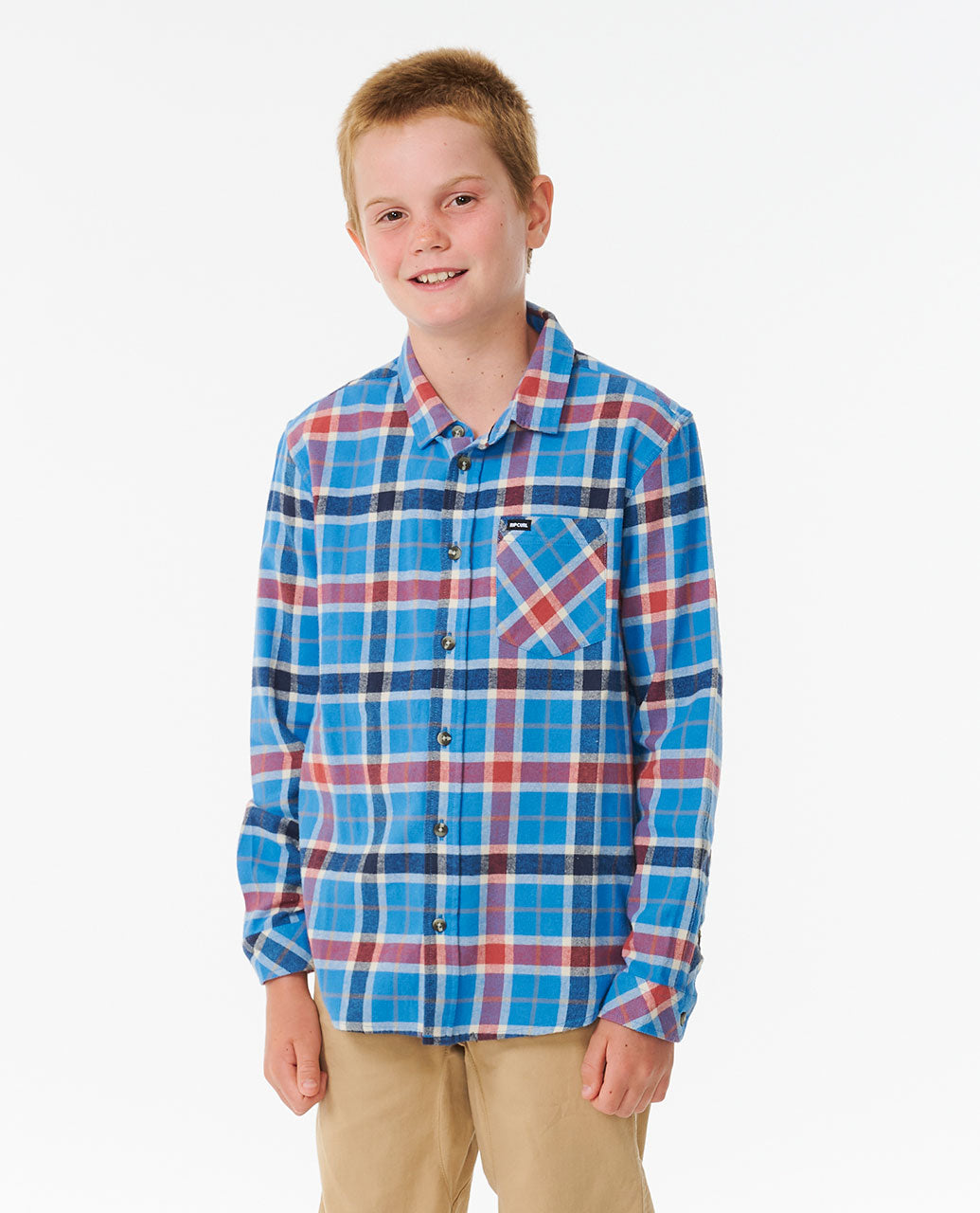 Checked In Flannel Shirt - Boys (8-16 years) - Surf Boys Clothing for ...