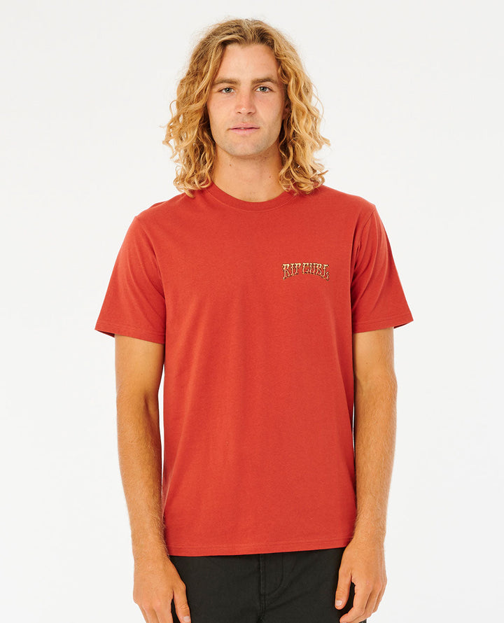 [リップ カール] メンズ 半袖 プリントTシャツ (ブランドロゴ) [ 02CMTE / SHRED TILL DEAD TEE THE ROLLING STONES ローリングストーンズ Exile Fade Tシャツ