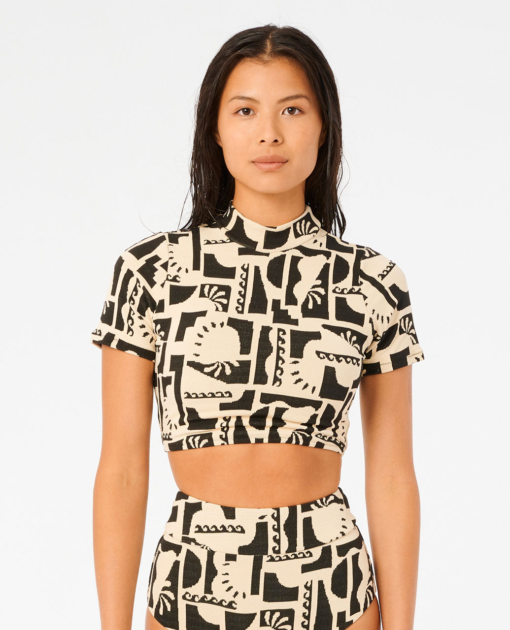 New Wave Crop Bikini Top Surf Swimwear for womens Rip Curl Indonesia