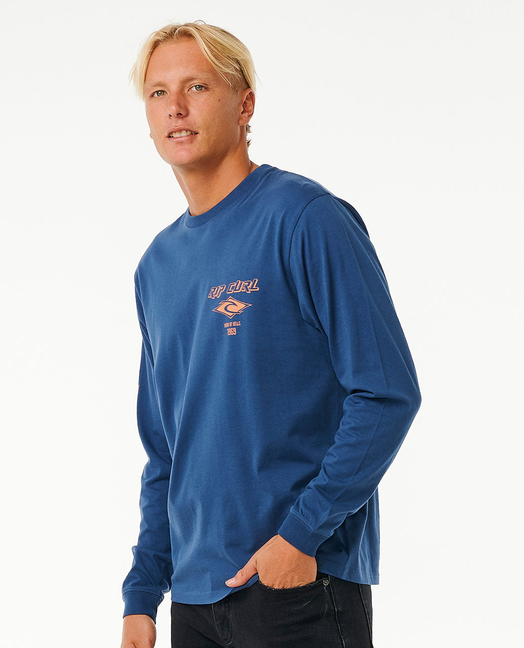Fade Out Icon Long Sleeve Tee Surf Clothing For Mens Rip Curl Indonesia fade-out-icon-long-sleeve-tee-surf-clothing-for-mens-rip-curl-indonesia