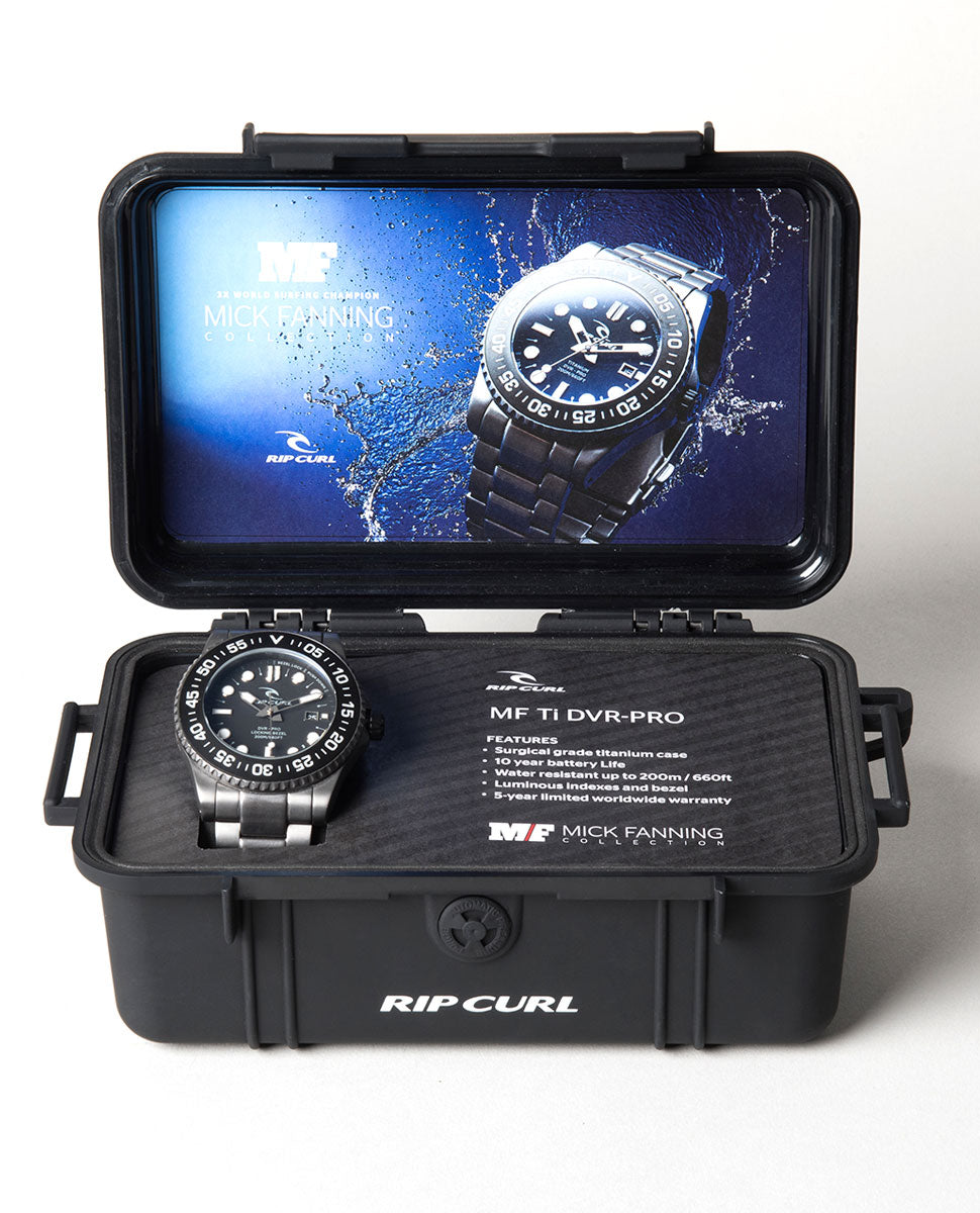 Mick Fanning Titanium DVR Pro Watch - Surf Watches for mens – Rip Curl ...