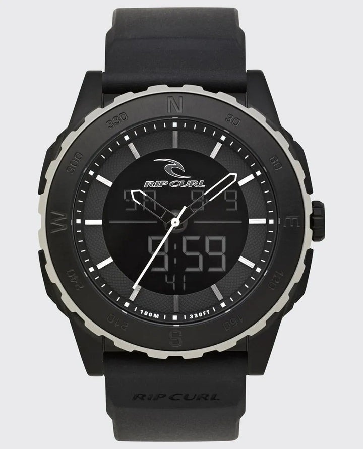 Rival Ana Digital Rubber Watch - Midnight - Surf Watches for mens